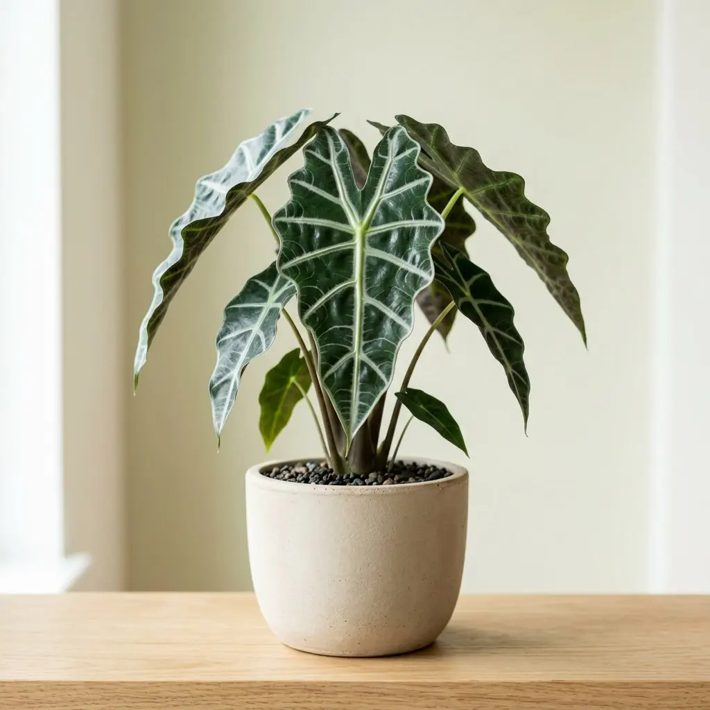 Алоказия Полли — Alocasia × amazonica 'Polly'