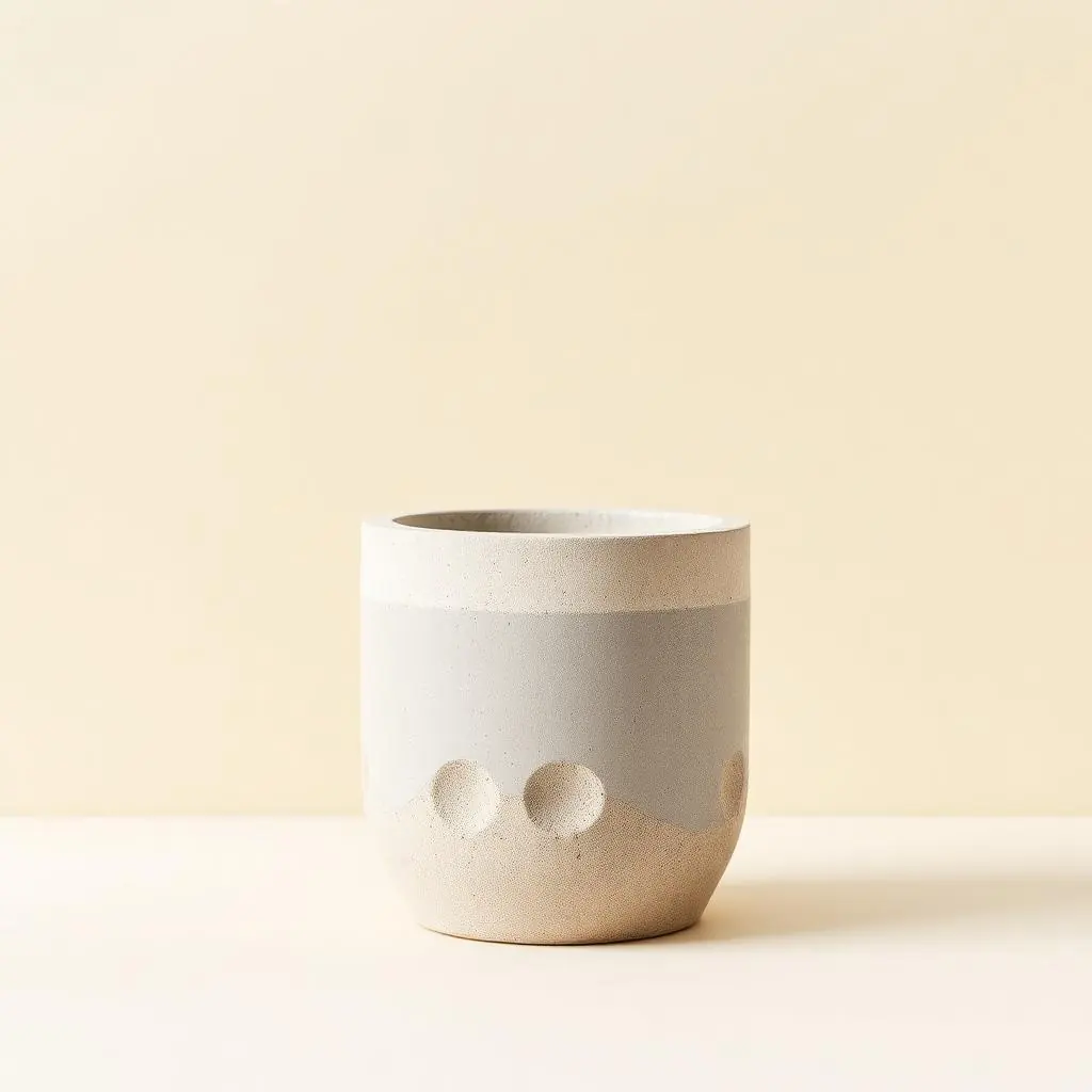 Бетонное кашпо — Cast concrete