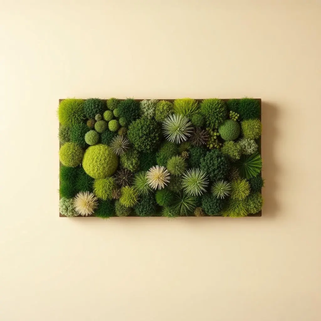 Ботаническое панно микс — Mixed moss composition