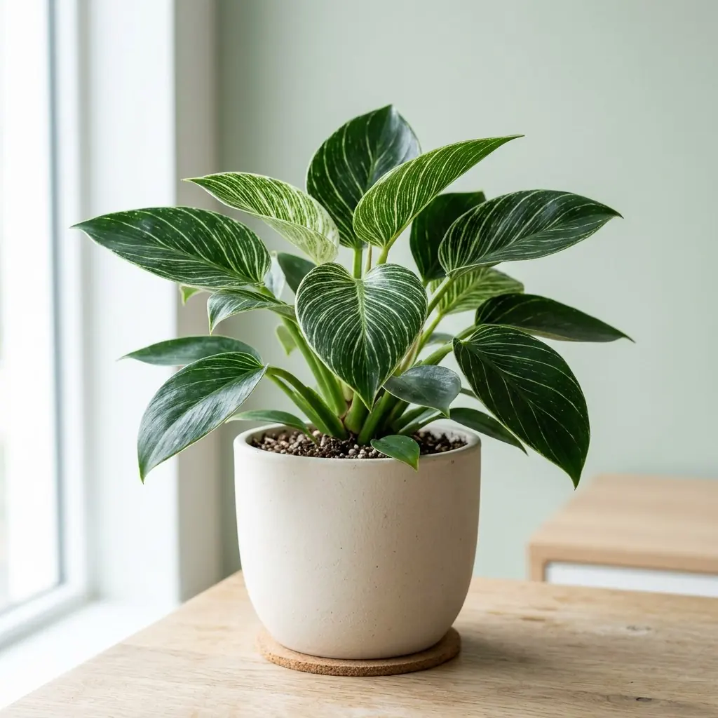 Филодендрон Биркин — Philodendron 'Birkin'