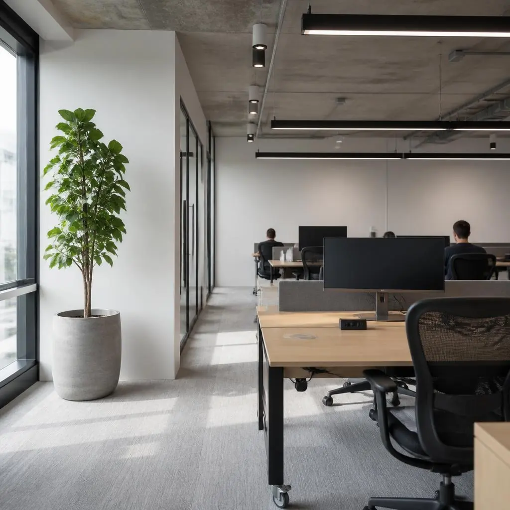 Интерьерное озеленение офиса и open-space